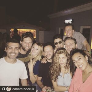 Sabriye Günüç Instagram - Enjoy#night#tren#port#friends#smile😊 @canercindoruk @gizemkaraca