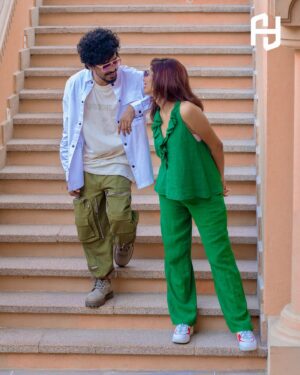 Sagar Surya Instagram - Exploring the city of dreams✨💃

@cerena.ann @sagarsurya__ 
Captured 📸 by @heusenleo 
Outfits: @signupcasuals @zara 

#sagarsurya #cerenaann #biggbossmalayalam #biggbossmalayalamseason5 #photoshoot #firstphotoshoot #exclusive #zara #dubailife
