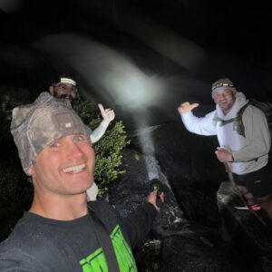 Sage Northcutt Instagram - Epic hike over a 100  foot waterfall with some crazy stars out tonight!