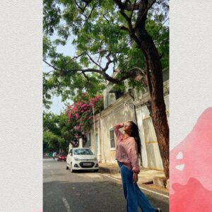 Sahithi Avancha Instagram - “And look at you, you have so 
  much
  meaning” 🌸🌸

#selflove#pondicherry#love#frenchcolony#travel