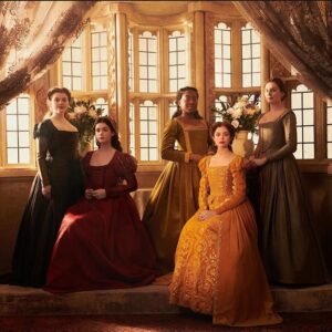 Sai Bennett Instagram - You CAN sit with us...because we’re strong royals who support each other...Right? 💁🏻‍♀️👑❤️Not long now!  October 11th over on @starz  @thespanishprincessstarz #thespanishprincess #starz #amazonprime