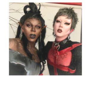 Saint Instagram - I just wanted to drop a random shout to the best Drag sister /best friend in the world thank you for letting destroy you things and wear your one wig you have been there since the beginning of everything Visit her booth at Drag Con and call her ugly for me 😘 @aiden_zhane