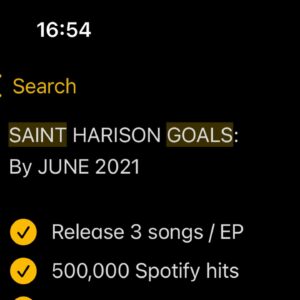 Saint Harison Instagram - YEAR 1 😭 7 songs in to my career and I can’t quite believe what I’m looking at 🥺 I set myself some goals in 2021 and it’s all thank to you guys that I’m getting to tick them off. Thank u for listening to lil old me 🥺🤷🩷