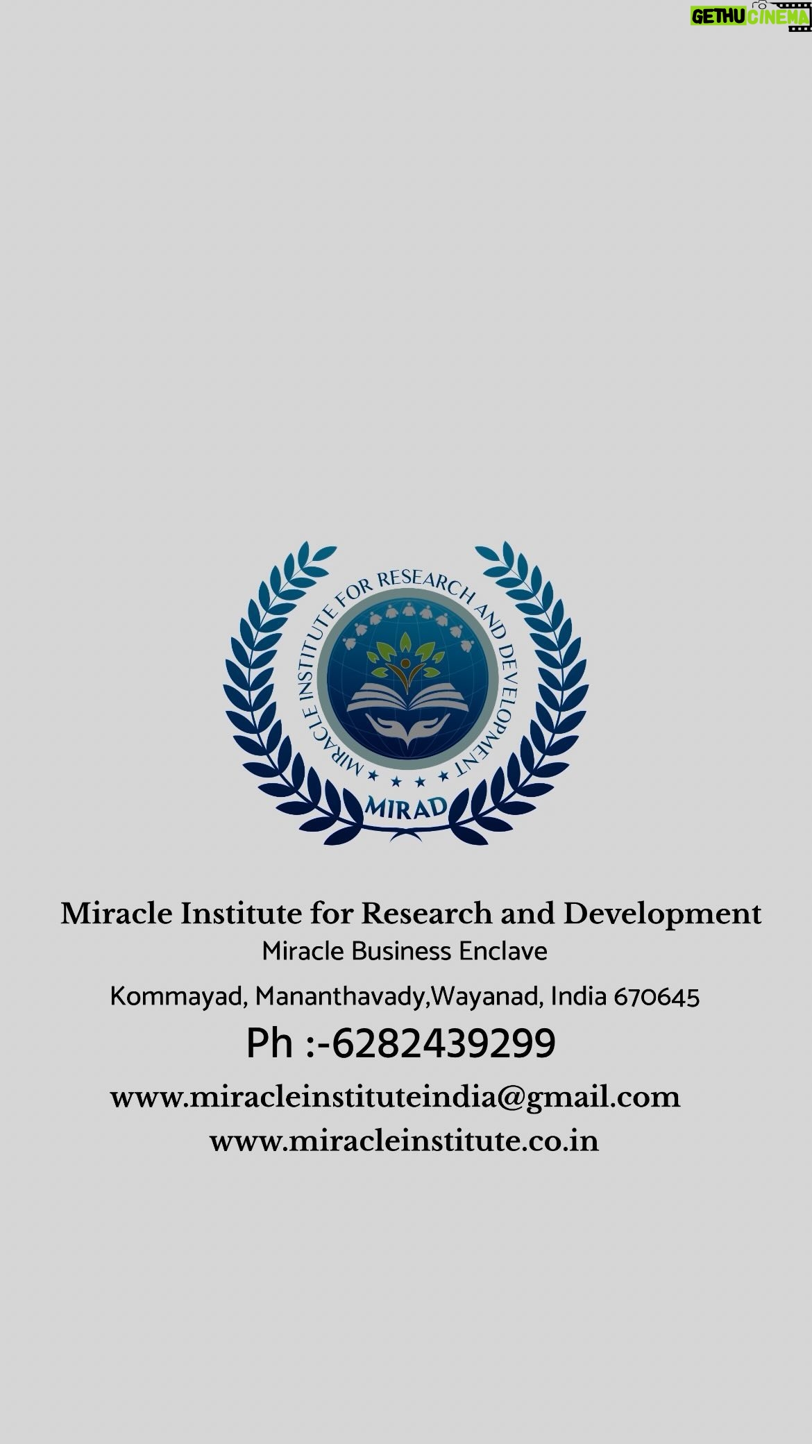 Sajna Saaj - 200 Likes - "Unlock Your Potential with Miracle Institute for Research and Development (MIRAD): Where Innovation Meets Excellence! 🌟📚.
#Research #Innovation #Development #miracleinstituteindia #adarshsaji #viral #trending #cafe #education #girlstrip #abroad #fashion
