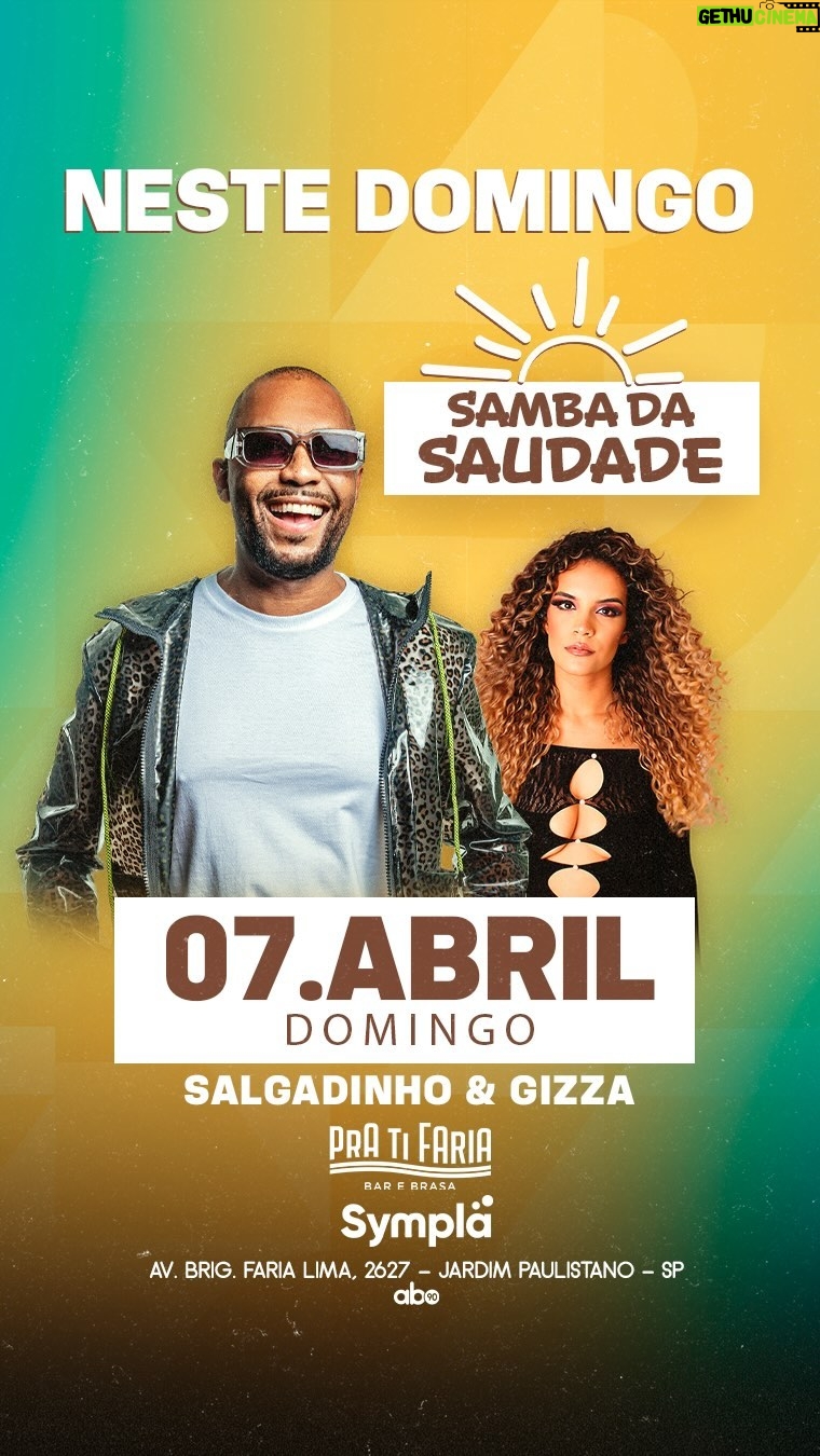 Salgadinho - 736 Likes - Hoje é dia de “SAMBA DA SAUDADE” no @pratifaria e vc não pode perder!
Garanta seu ingresso no link da Bio 🔥🎶❤️