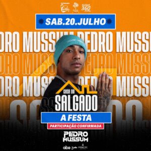 Salgadinho Instagram - Diretamente do RJ @pedromussumneto tmb é atração confirmada na “CASA DO SALGADO - A FESTA” dia 20/07 no @quintaldoespeto Interlagos 🔥🎶❤️

Adquira seu ingresso no Link da Bio 🚀