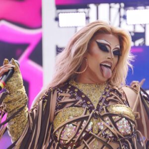 Salina EsTitties Instagram - This moment will forever be one of my proudest. 
Getting to perform my own original music in my hometown @wehopride after years of attending since i was 18 years old. I’ve been working on living in the moment, not being stressed and trusting that what i’m creating MEANS something. Getting to expiernce this with my best friends who have seen me since the beginning…when we were getting dressed in an alley to WALK the pride parade as little babies, and now sharing the same stage as Janelle Monae and Kylie! 
After this weekend I feel so #Proud of myself. Thank you to all my friends and lil nips who showed up for me for this moment. Ah 🥲 🌟 🎤 
Thank you @officiallyoutloud @jeffcons @meetjjla for this opportunity. 
Special Guest Bestie @tokesbadd 
Choreographed @msilas23 
Papi Dancers @msilas23 @aj_wtkns 
Dora’s @violetathequeen @mscakemoss @barbra.please 
Bootz @jaxphoenixx 
My assistants backstage @brittneysawyeer x @dflores_14 
My management @pegmgmt @maddiejac0bs 
My agents @warnertalentagency @richdrever 
My bts savior @dylan.d.thai 
For these photos @simplyyours.creativehr 
Hair styled by @callher6 
Outfit by @ricocavalli 
Styling consultings @sebastienhohl_ 
@chaddmcmillan for stoning my coat the night before
and allll my friends who came and have been there, i thank you!
#Pride #Outloud #LiveMusicFestival
