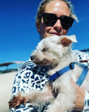 Sally Pressman Instagram - 💔💔
Joey,
 We knew you were part of our family from the first time we met you. You had been through so much and yet were standing strong with a smile, looking for love. We should have known then what a world class fighter you are. A couple years ago, we found out that of all ailments, you had a heart that was too big. Your heart was too big. And it came as no surprise to us at all.
 We took you to the Hamptons, to Cabo, to Montana, to Ojai…to everywhere. We hope we showed you the world and we hope we showed you what love and care and kindness are. 
  I’m so sorry we couldn’t give you immortality. For us, you are immortal. We love you so much. Our hearts are broken 🌈🌈🌈