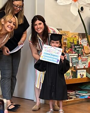 Sally Pressman Instagram - I was totally crying.
Ugly crying.
Okay fine I was blubbering 😭

@ruth_at_wagon_wheel_school you’ve readied both my babies for all the next stages to come. I am so eternally grateful. And I can’t even kind of bring myself to say goodbye. So we’ll just have to keep coming back 💞💞💞💞

Congrats to my little grad 👩🏻‍🎓🫶🏼