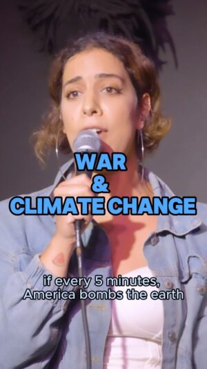 Salma Hindy Instagram - Amreeka just sent another bil to destroy mama earth today. But please, tell me more about how using a paper straw fixes everything. 

#climatechange #carbonemissions #funny #jokes #savemotherearth #taylorswift #privatejet #reels