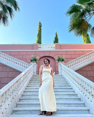 Salma Hindy Instagram - Had the absolute honour of celebrating Palestinian love in Spain this past week, with the happiest bride I’ve ever seen 😍😍😍 alf alf mabrook to my sister @larafeh7 & @bilalabusaad - who brought together the most wonderful group of souls from all over the world. Thank you all for giving me a family for a week 🥹 and for convincing me to come back to both Spain and New York (didn’t take much). I’m tanned, healed, inspired and sweaty from dancing all at once 💗💗💗