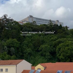 Salvador Martinha Instagram - A minha ligação a Coimbra sempre foi especial. Primeiro público fora de Lisboa, novos amigos e muitas histórias. Quis o destino que surgisse, através do grupo mágico do princípio meio e fim, a hipótese para fazer a minha melhor homenagem à cidade . Eu não sei o que vocês acham mas que fica bem como slogan da cidade fica: 
“Serei sempre de Coimbra”.