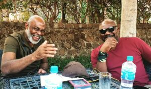 Sam Dede Instagram - THE BLACK BOOK: 
Kaduna session. 
Paulo and Angelo.

Easy like.... Sunday morning.