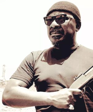 Sam Dede Instagram - A man simply called Angel. 

Dare to open THE BLACK BOOK....If you can.

Streaming worldwide only on NETFLIX from 22nd September. 

Producer @lalaakindoju 
Director  @editieffiong