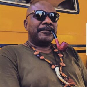 Sam Dede Instagram - A short break on location filming the movie, BROTHERHOOD. 

See that rascal by my side? @zubbymichael 
 Too much energy for one youth. We have to share some. 

Another too -much energy -youth @iamjidekene
 captured this moment in time. 

And It's Easy.....like Sunday morning.

📸@iamjidekene
