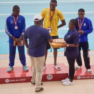 Sam Dede Instagram - Stand up for the Champions, Team Uniport!!! Medals! Medals....Everywhere! My boys and girls just love winning medals!
