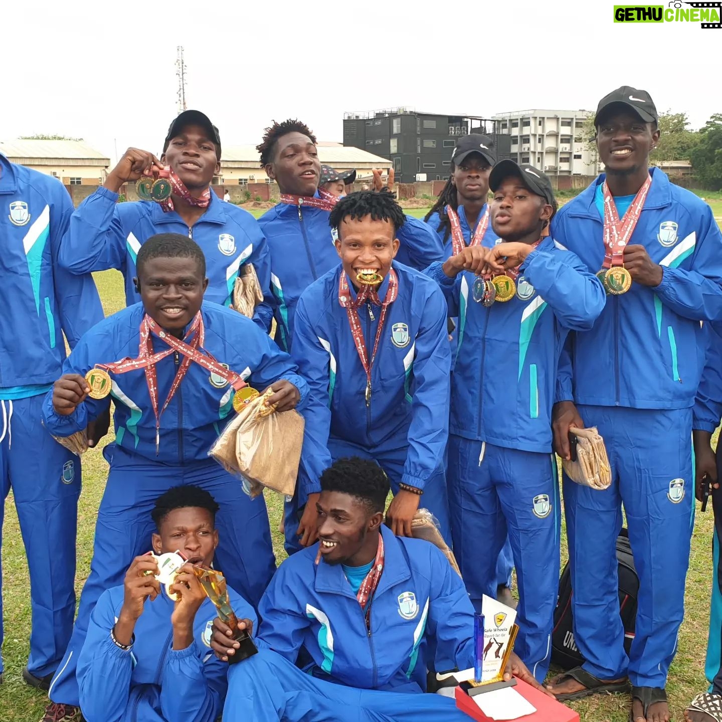 Sam Dede - 1.3K Likes - Stand up for the Champions, Team Uniport!!! Medals! Medals....Everywhere! My boys and girls just love winning medals!