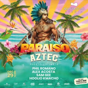 Sam Gee Instagram - PUERTO VALLARTA 🇲🇽
The place to be this new years 🔥
I can’t wait for this event! 

Tix @ ALMARTICKETS.COM

See you on Dec 29 at @mantamarbc ☀️
@philromanodj @briankentofficial @djalexacosta @vidalmezapena @hooliokmacho @almarresort @briankentproductions