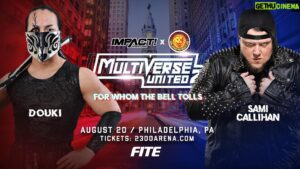Sam Johnston Instagram - I ain’t scared.

@impactwrestling 

#multiverseunited2