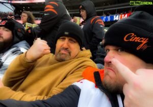Sam Johnston Instagram - @bengals game with pops.

@thetommydreamer 
@paycorstadium 
#rulethejungle