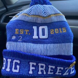 Sam Lane Instagram - Tenth Big Freeze at the G today. Chuffed to be an OG slider in the name of the great Neale Daniher ♥️ ❄️ ♥️
Please donate if you can to Neale’s mighty @FightMND movement which is making the world of difference to so many. And tune into a @channel7 @7afl special tonight, celebrating a decade of The Big Freeze. 
📺: 9:15pm (Melbourne, Adelaide, Perth) and 10.10pm (Sydney, Brisbane) on @Channel7 and @7plus 
📸 @nealedaniher @bt_briantaylor @lukedarcy14 @rebeccamaddern & Tim Watson