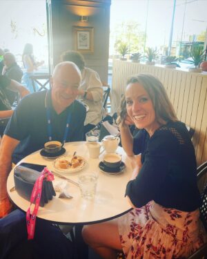 Sam Lane Instagram - Dad called his 39th VFL/AFL mens grand final yesterday. Pre/post match ☕️/🎷 :)
@3aw693 @abcaustralia @abctv @abc_sport @channel10au