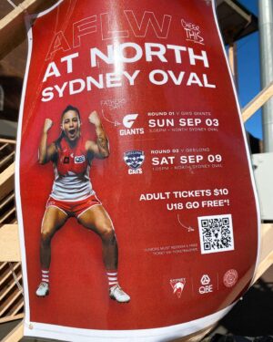 Sam Lane Instagram - Mic fest 🎤🎤🎤@7afl with 💥 @jo.wotton @kate.mac.9 at @sydneyswansaflw v @catswomens today💥 and @abbeycholmes @katiebrownaus @jasonbennetttv at @lionsaflw v @richmondwomens rd1 💥