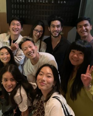 Sam Li Instagram - Blood runs in the FAMILY. OSS. The Brothers Sun streaming only on Netflix January 4th, 2024! @netflix @netflixgolden @netflixgeeked #thebrotherssun