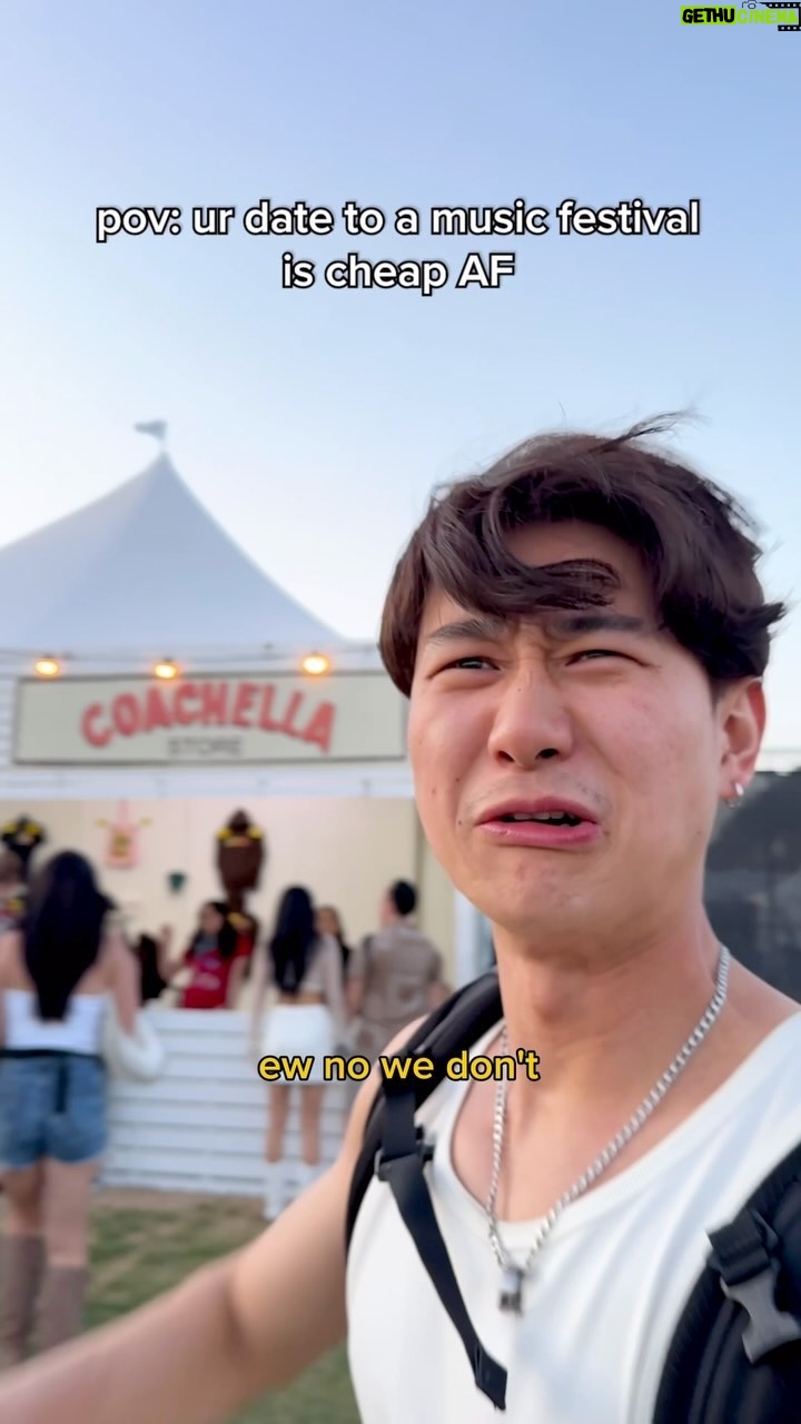 Sam Li - 45.1K Likes - I mean atleast he’s resourceful 🤷♂️
#dating #cheap #datingmemes #coachella #explore #comedy #musicfestival
