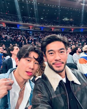 Sam Li Instagram - The love from NYC has been unreal ❤️‍🔥❤️‍🔥❤️‍🔥 seriously… pinch us we must be dreaming… mucho gracias for the continued support guys 😭 please tell all ur frens and fam about us 🙏 lets get this show numba ONE!!! #thebrotherssun @netflix @netflixgeeked @netflixgolden