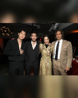 Sam Li Instagram - little late to the party but TYSM for watching THE BROTHERS SUN ❤️‍🔥 what an incredible journey it has been, this truly has been a dream come true. From the bottom of my heart, THANK YOU. This is fosho a core memory that has been unlocked that will last me a lifetime 🔓

We wouldn’t be here if not for you guys. This action packed comedy has so much to offer. So if you haven’t seen it, make sure to check it on @netflix !! We all poured our heart and soul into this series 😭❤️‍🔥

PR: @jillfritzopr 
The Styling: @parkerharwood 
The Fit: @privatepolicyny 
The Light Piece: @juno.shen 
The Grooming: @ayaeyamamoto