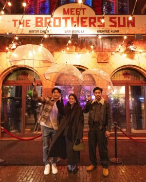 Sam Li Instagram - Amsterdam we love you!! To see an international community of people come and support us and The Brothers Sun has my heart so full ❤️ we had the chance to share some pretty deep thoughts last night, so here’s the takeaways I want to share with you:

-Discipline > motivation. Working harder than anyone else will not go unnoticed. ☑️
-getting what you want doesn’t solve your problems. Inner peace is deeper than your desires. ☑️
-staying ready is the key to success. Don’t wait until an opportunity comes to start preparing. ☑️

@panasiancollective y’all are some certified all-stars for hosting this 💯 

special shoutout to @celine for making me look so 🌶️ last night! 

@netflixnl @netflixgolden