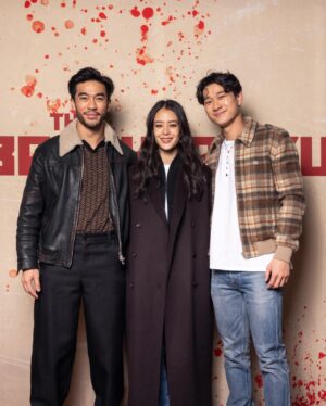Sam Li Instagram - Amsterdam we love you!! To see an international community of people come and support us and The Brothers Sun has my heart so full ❤️ we had the chance to share some pretty deep thoughts last night, so here’s the takeaways I want to share with you:

-Discipline > motivation. Working harder than anyone else will not go unnoticed. ☑️
-getting what you want doesn’t solve your problems. Inner peace is deeper than your desires. ☑️
-staying ready is the key to success. Don’t wait until an opportunity comes to start preparing. ☑️

@panasiancollective y’all are some certified all-stars for hosting this 💯 

special shoutout to @celine for making me look so 🌶️ last night! 

@netflixnl @netflixgolden