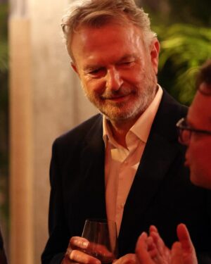 Sam Neill Instagram - PREMIERE ! Great night , all Delaneys present and correct , apart from our own @alisonbrie . Sorely missed . 
#annettebening @misterjakelacy @essierandles @conormerriganturner - love you all . 
Herewith random shots (swipe left for more ) ; Thanks particularly to @peacock @nbcuniversal @melaniemarnich @dankaplow #gregjacobs #cabrinaquesada #davidheyman #lianemoriarty @chrissweeney @shadforthandco . It was great to catch up with all the gang . Make sure you watch all of them in #ApplesNeverFall starting 14 March . They will break your heart . 
@binge @foxtel @tvnz.official @peacock