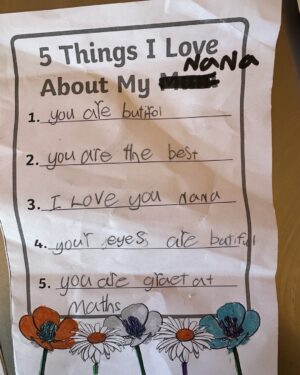 Sam Neill Instagram - It’s Mother’s Day in NZ . Alice , my neighbour, wrote this for her Grandmother. Number 5 is my favourite.