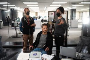 Sam Page Instagram - It’s not every day you get to wear a tactical toque. Had such a great time filming #brazennetflix. Available on @netflixfilm now.