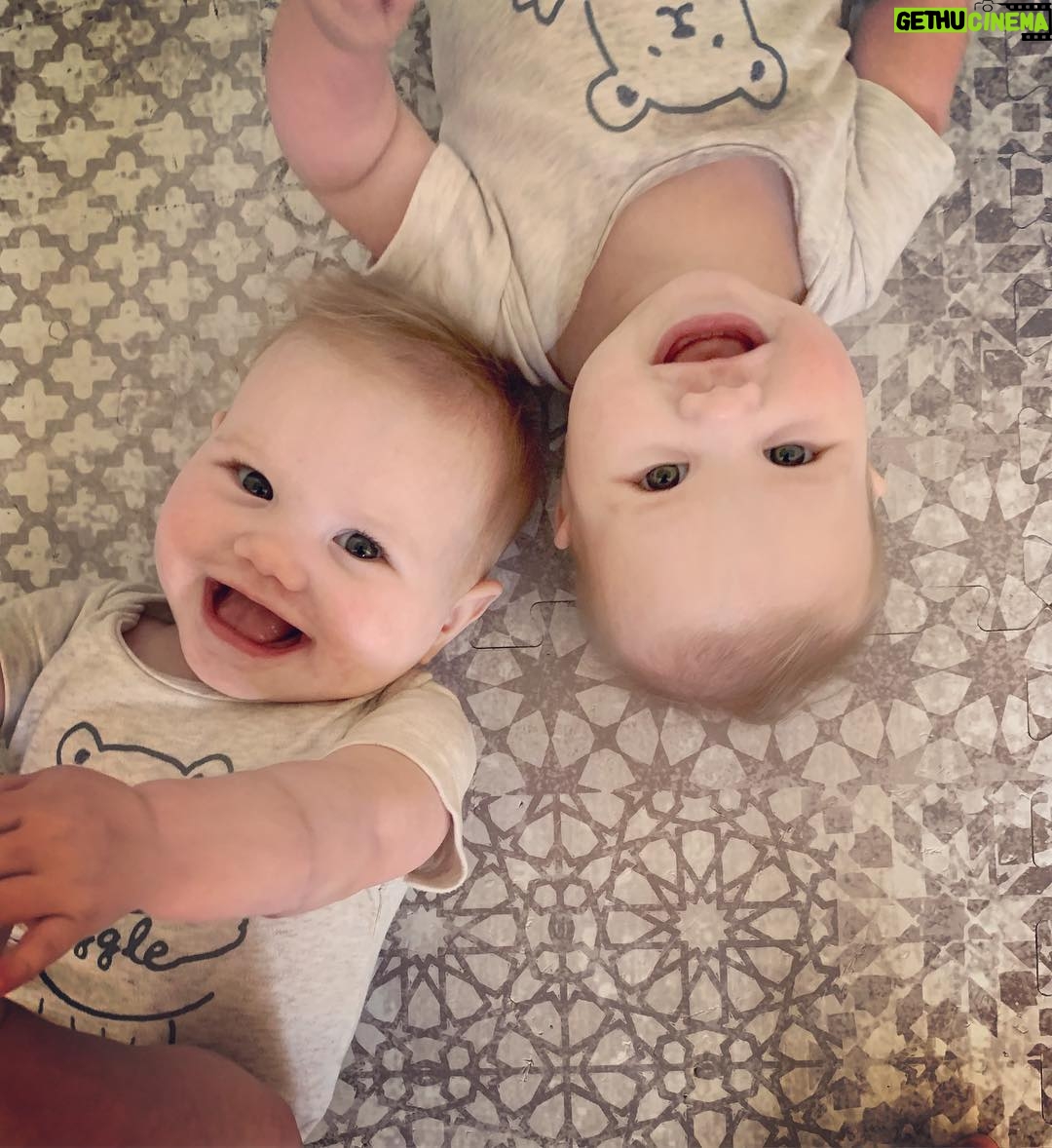 Sam Page - 11.1K Likes - These sisters are 8 months today. Celebration includes humidifiers and snot suckers...a celebration indeed. 🥳