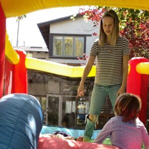 Sam Page Instagram - Happy Birthday to the love of my life! All of it is just so much Breyer with you. And you are beautiful monster in the bounce house. I love you for always.