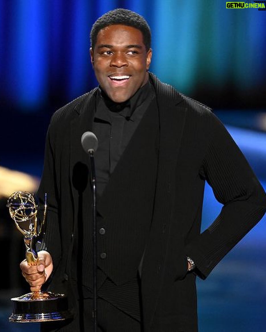 Sam Richardson - 68.6K Likes - I won an Emmy last night! And on top of that so did my best friend. We got to win Emmys together. Unreal.