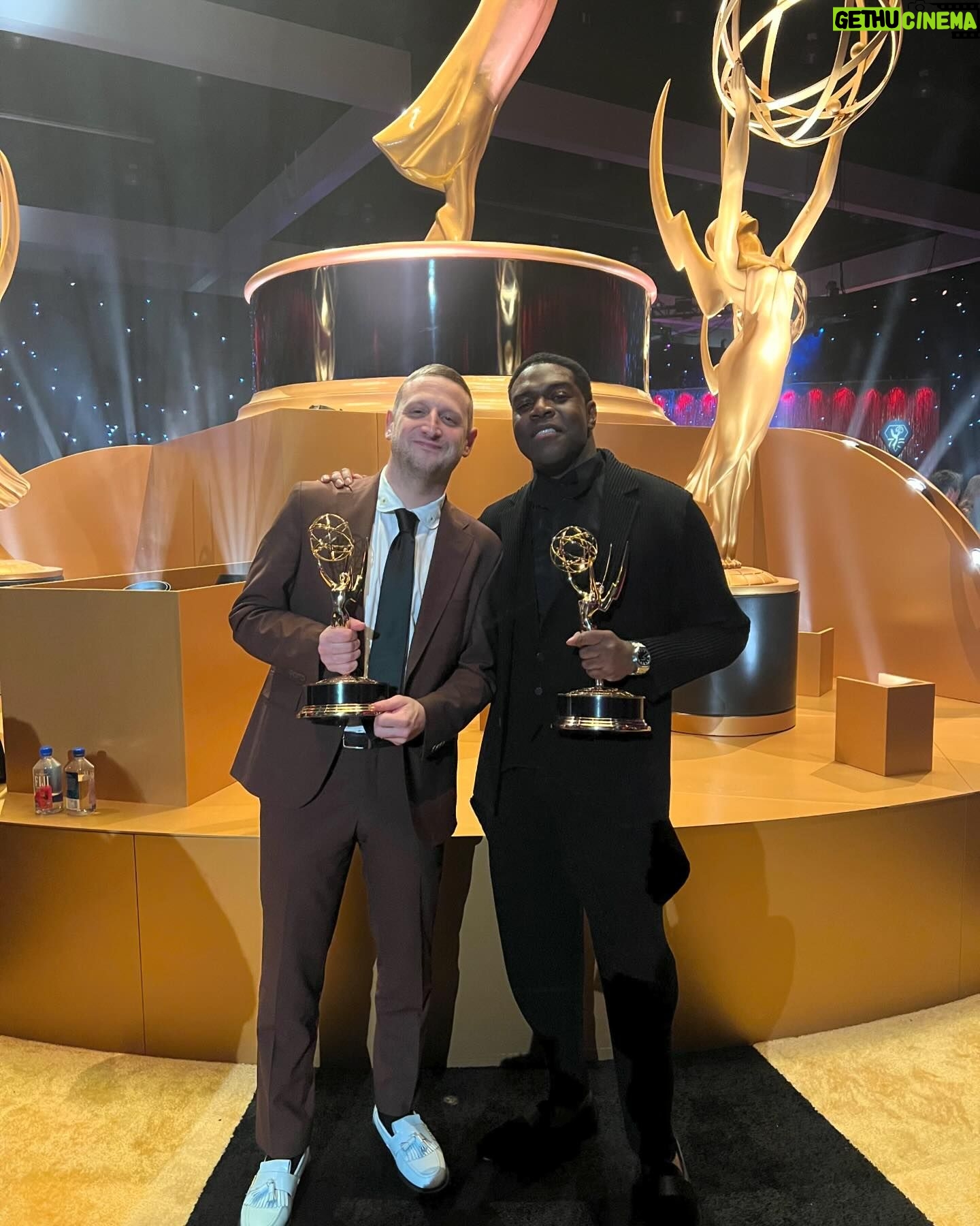 Sam Richardson - 68.6K Likes - I won an Emmy last night! And on top of that so did my best friend. We got to win Emmys together. Unreal.