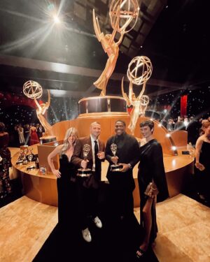 Sam Richardson Instagram - I won an Emmy last night! And on top of that so did my best friend. We got to win Emmys together. Unreal.