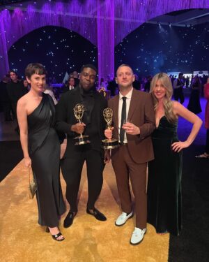 Sam Richardson Instagram - I won an Emmy last night! And on top of that so did my best friend. We got to win Emmys together. Unreal.