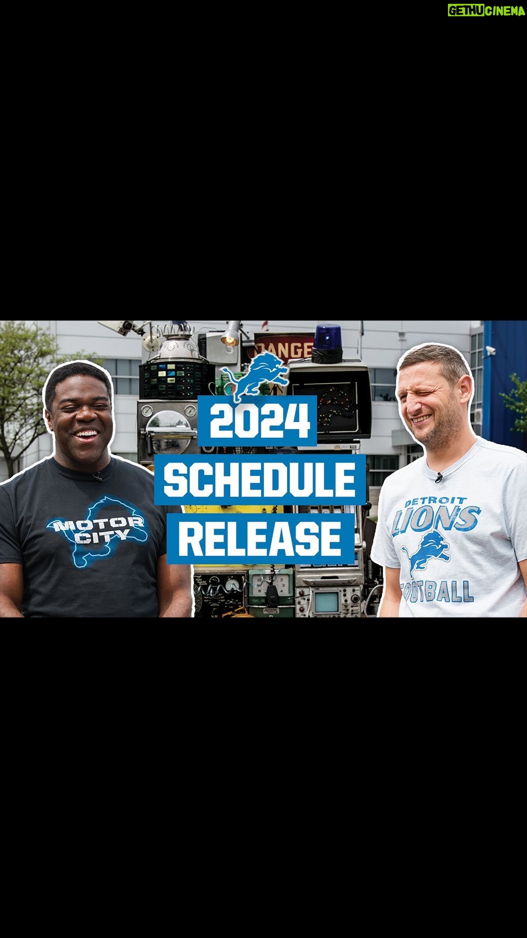 Sam Richardson - 52.2K Likes - We hired a couple of Detroiters to help us unveil this year's schedule
