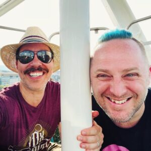 Sam Riegel Instagram - Happy day of birth to the immortal @executivegoth. Love ya pal.