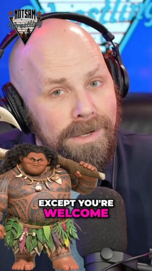 Sam Roberts Instagram - Is @therock too charming to be a heel?  Absolutely not. The Rock is a heel the same way Maui was at the beginning of Moana. Yeah he sang a catchy song- but it was just to trap Moana in a cave and steal her boat. Sounds like a Rock concert to me!!

#SmackDown #wwe #wrestling #therock #bloodline #codyrhodes #romanreigns #wrestlemania #samroberts #notsam #podcast