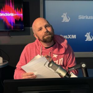 Sam Roberts Instagram - Your boy @notsam is here and @paulvirzi joins us later so tune in to #JimAndSam on @siriusxm 103!
