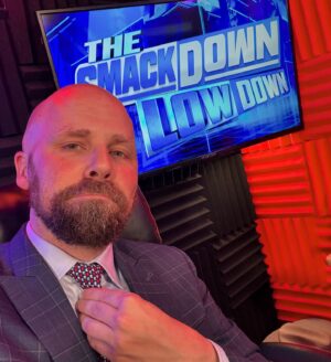 Sam Roberts Instagram - If you build it, yada yada…

An all new episode is The Smackdown Low Down is up on @peacock - not only am I your host this week… but it comes to you from the Notsam Studio!

Big moment- check it out now on Peacock!