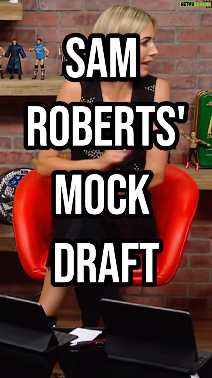 Sam Roberts - 268 Likes - This year I got to do my entire mock draft on @WWETheBump! Watch this week’s Bump to get my entire roster - first couple rounds are magnificent. Thanks to @trickwilliams_wwe @kazeem & @meganmorantwwe for the help!
#wwe #wwedraft #smackdown #wrestling #samroberts #notsam #trickwilliams