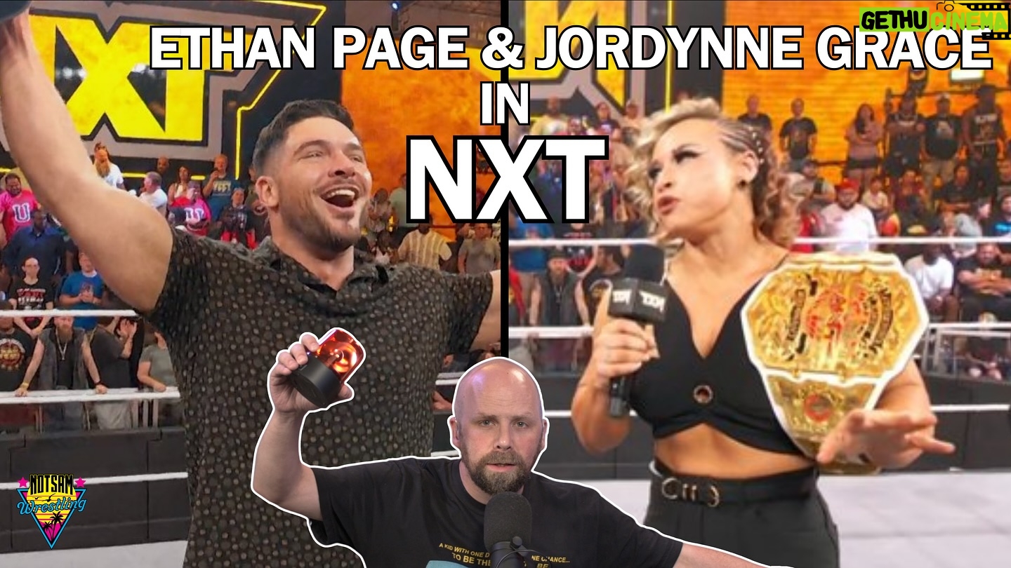Sam Roberts - 206 Likes - NXT got the siren out again! After Ethan Page and Jordynne Grace showed up, had to hit the studio for an emergency Notsam Wrestling last night. Get it now on YouTube or the podcast feed!