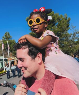 Sam Tsui Instagram - 🎶 Never not on my mind, oh my! Oh my! 🏮 🎶 
Had the absolute best time taking Elaia to Disneyland and California Adventure for the first time with some wonderful friends. The fact that she’s obsessed with #turningred and got to meet Mei Mei and Ming who are there for lunar new year was icing on the cake!!